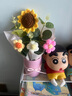 柏爱向日葵手工永生花生日礼物女感恩圣诞伴手礼针织花束实用纪念摆件 实拍图