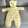 巴拉巴拉童装婴儿连体衣轻薄羽绒服宝宝衣服2025冬装抱衣爬服男童女童萌趣 黄色雪人-白鸭绒 80 cm-充绒量41g 实拍图