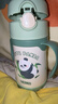 膳魔师（THERMOS）儿童吸管保温杯礼盒带杯套把手316L不锈钢超轻幼儿上学学生杯TCKC 实拍图
