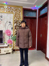 CANDYPRINCE 妈妈羽绒服 老年人羽绒服女红色 中老年妈妈装60-70岁冬季外套 53款/咖色 2XL / 建议-(体重106-120斤) 实拍图