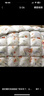 无印良品100%白鹅羽毛绒丝被子冬被约6.6斤【填充2000g】220*240cm扭花灰 实拍图