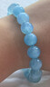 石玥珠宝精品9-10mm海蓝宝石手串本命年转运珠天然水晶手链男女士款礼物 实拍图