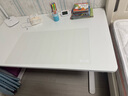 黑白调A2学习桌书桌儿童桌椅实木升降桌子写字桌电脑桌进口橡胶木1.2m 实拍图