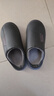 乐拖轻奢 拖鞋男秋冬季保暖居家室内PU防水厚底防滑情侣棉拖鞋男 实拍图