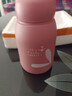 【京东物流送货上门】萌萌兔卡通水杯女牛奶玻璃杯创意便携杯子 粉色萌萌兔 330ml 1只 实拍图