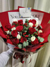 百花馆鲜花速递玫瑰花束生日礼物女士真花礼品送女友老婆同城配送当日达 【初心不负】11朵红玫+桔梗+红豆|JD268 实拍图