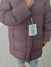 坦博尔羽绒服女中长款可脱卸帽宽松保暖百搭外套530558V 冷玫紫 175  实拍图