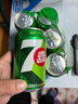 百事可乐七喜7UP 柠檬味 碳酸饮料汽水 330ml*6听胖罐 实拍图