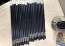 得力（deli）量贩装0.5mm黑色子弹头拔帽中性笔芯 学生中性笔签字笔替芯 34567/6600/Q7适用 50支/桶33405  实拍图