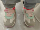 巴布豆童鞋女童冬季保暖舒适宝宝鞋百搭儿童学步鞋106355081米/荧玫红26 实拍图