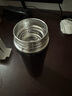 炊大皇保温杯 316L医用级不锈钢茶水分离商务便携智能保温杯 黑色 490ml 实拍图