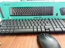 罗技（Logitech）MK220 键鼠套装 无线键鼠套装 办公键鼠套装  多媒体键鼠套装 带无线2.4G接收器 黑色 实拍图