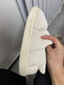 洁丽雅防水棉拖鞋女士秋冬季全包跟情侣月子鞋保暖踩屎感防滑棉鞋男冬天 奶白色 40-41 【适合39-40】 实拍图