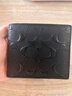 蔻驰（COACH）【品牌直供】男士短款折叠牛皮革钱包卡包黑色CR957 晒单实拍图