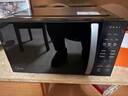 美的（Midea）家用微波炉光波烤箱微烤一体机平板加热多功能智能杀菌饭盒蒸菜单C20 实拍图