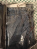 海澜之家（HLA）牛仔裤男山不在高系列时尚休闲绣花裤子男冬季新复古回潮 蓝灰牛过渡色（深）7E M 170/80AM推荐121~134斤 实拍图