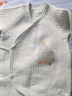童泰婴儿衣服新生儿连体衣秋冬季夹棉保暖宝宝衣服纯棉蝴蝶哈衣2件装 绿色森林 66cm 实拍图