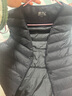 雪中飞经典新款基础舒适轻薄羽绒便捷短款保暖羽绒小马甲轻盈便携舒适 宝石黑|8086-女 M 165/88A 实拍图