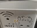 生活乐章路由器电线收纳盒光猫壁挂式墙上免打孔桌面无线wifi机顶盒置物架 招财猫4层双门大号 实拍图