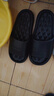 利达妮（TZLDN）防臭拖鞋男士防滑踩屎感夏季室内家居家用浴室外穿厚底eva凉拖鞋 黑色 42-43 【适合41-42码】 实拍图