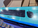 罗技（Logitech）MK120 键鼠套装 有线键鼠套装 办公键鼠套装 电脑键盘 USB即插即用 全尺寸 黑色 实拍图