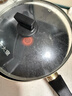 炊大皇平底锅不粘锅牛排煎蛋烙饼煎锅带盖28cm电磁炉通用中国红ZH28JG 实拍图