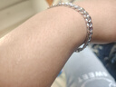 周六福双扣手链男S925银潮流简约生日礼物D0711156 20cm圣诞节礼物 晒单实拍图