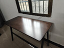 家逸 实木书桌电脑桌书房学习桌学生写字桌简约办公桌子胡桃色1.2米 实拍图