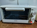 苏泊尔（SUPOR）家用多功能电烤箱 定时控温 10L升级M型加热管二层烤位烤箱  奶油白 OJ10A806 实拍图