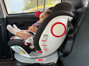 猫头鹰妙转儿童安全座椅婴儿汽车用宝宝0-4-7岁360度iSize可坐可躺 【升级款】妙转 深空黑 实拍图