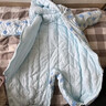 舒贝怡婴儿衣服新生儿连体衣男女保暖夹棉满月周岁宝宝哈衣百天爬服蓝80 实拍图