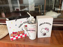 YANIS 3hello kitty保温杯大容量水杯女礼物高颜值咖啡杯316不锈钢吸管杯 hellokitty1200ml（316礼盒装） 实拍图