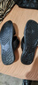 回力休闲凉鞋男款居家拖鞋户外两穿沙滩舒适透气简约HL3338黑45码 实拍图