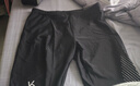 Keep泳裤男防尴尬温泉泳衣五分大码专业速干抗氯游泳装备 黑色 XXL 实拍图