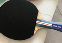 红双喜DHS狂飚四星乒乓球拍 横拍H4002单拍赠6只装球 实拍图