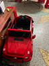 福儿宝奔驰授权大G儿童电动车玩具车可坐人四轮带遥控越野小孩宝宝送礼 四驱红+减震器+后备箱+皮座+软胎 实拍图