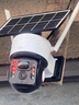 网络眼太阳能摄像头监控器360全景全彩夜视追踪无电无网终身免流量手机远程监控360无死角户外高清防水 实拍图