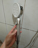 Rosecret【德国】增压淋浴花洒喷头全套强劲家用多功能洗澡手持莲蓬喷头 【星光银】单喷头+1.5米防爆软管丨浴室浴霸带软管 硅胶出水孔密集大出水量畅享淋浴 实拍图