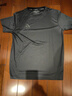 阿迪达斯短袖男2025运动健身户外亲肤透气轻薄速干T恤衫 深灰/浅灰 L 实拍图