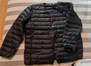 鸭鸭（YAYA）佟丽娅同款轻薄羽绒服女新款冬季短款圆领内胆修身时尚薄外套男 黑色【女款无领】 M 【建议90-100斤】 实拍图