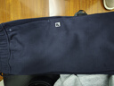 FILA黄景瑜同款斐乐运动长裤男秋冬季针织收口卫裤束脚休闲裤健身裤子 RD宝蓝-NV XL 180/88A 实拍图