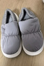 朴西冬季可外穿羽绒布防水包跟女士棉拖鞋室内保暖两穿 太空灰 42-43 实拍图
