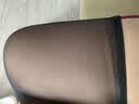 绫天生丝滑绫lingerie「绊」3D超薄性感撞色绑带诱惑腿环一体吊带袜夏季丝袜 Red&Black红黑撞色 1双 均码 -吊带版 实拍图
