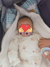 童泰（TONGTAI）婴儿连体衣秋冬季纯棉保暖宝宝衣服新生儿哈衣爬服睡衣棕色80cm 实拍图