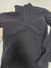 优衣库男装柔滑弹力摇粒绒半拉链套头衫/长袖25秋冬新款481184 08 深灰色 XL /180/108B 实拍图
