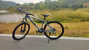 喜德盛（xds）山地自行车黑客350/旭日310 X6铝合金车架21速变速机械碟刹 旭日310石岩灰17寸 实拍图