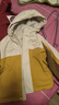 戴维贝拉（DAVE＆BELLA）男童连帽外套男宝宝上衣秋冬装新款童装洋气儿童外衣女童服饰 姜黄色【加绒款】DB3241555 110 cm（建议身高100-110cm） 实拍图