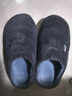 京东京造【厚底防滑】棉拖鞋男秋冬拖鞋室内居家毛拖保暖半包碳灰色44-45 实拍图