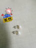 大溪地18K金淡水珍珠耳钉 7-8mm强光白色珍珠耳饰送女友生日礼物 实拍图
