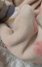 嘟嘟家【柔软厚实】儿童裤子秋冬款加绒宝宝冬装婴儿保暖裤女童男童棉裤 米色粉兔 110 实拍图